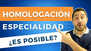 Homologación Titulo Especialista  Por Qué NUNCA Lo Vas A Conseguir [upl. by Jarid]