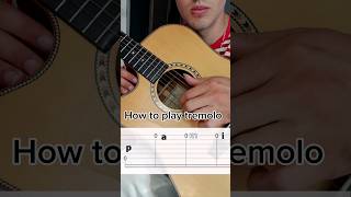 Tremolo tutorial classicalguitar guitareclassique acousticguitar tremolo guitar fingerstyle [upl. by Natalina]