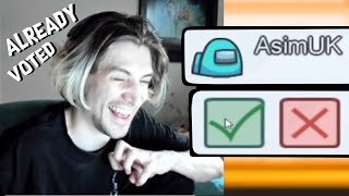 I ALREADY VOTED xQcs Funniest Among Us Moments  Compilation  wChat [upl. by Junia]