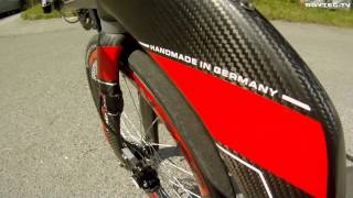 1026Kmh Speeddownhill mit TROYTEC Liegerad [upl. by Christopher]