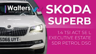 Skoda Superb 14 Tsi Act Se L Executive Estate Petrol DSG [upl. by Nino]