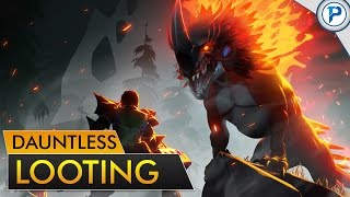 Dauntless Crafting and Looting Info Monster Hunter Styled Game For Pc [upl. by Malik]