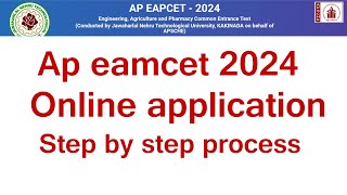 Ap Eamcet Eapcet 2024 Online Application Step By Step Process Eamcet 2024 Ap Online Application [upl. by Maury]