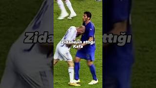 Zidane’ın dünya kupası finalinde Materazzi’ye attığı kafa football keşfet [upl. by Zizaludba906]