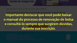 Passo a passo para renovação de bolsa social de estudo 2021 [upl. by Imak]