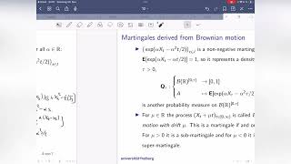 12 Martingales in continuous time [upl. by Reedy551]