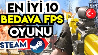 STEAMDE BEDAVA EN İYİ 10 OYUN  2020  STEAM ÜCRETSİZ FPS OYUNLARI [upl. by Bink]