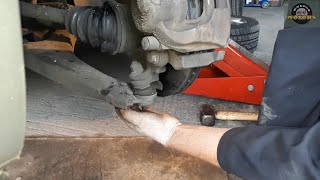 Quick way to replace CV joint gaterboot Ford or any other car with MacPherson suspension [upl. by Tohcnarf]