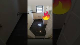 Kitchen cabinets installation floor tiling 🦺 [upl. by Assilen]