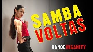 How to do the Samba Voltas  with LiWen Ang [upl. by Refinnaej957]