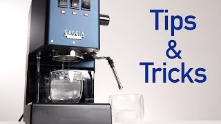 Gaggia Classic Pro Tips amp Tricks [upl. by Ardnalak]