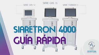 Siaretron 4000  Guia Rapida de Uso  Marca Siare  Hospitium Solutions [upl. by Levey200]