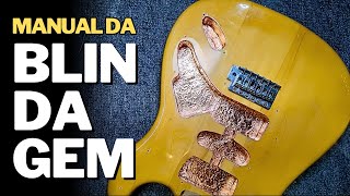 MANUAL DA BLINDAGEM  Como fazer blindagem com Fita de Cobre Guitarra ou Baixo [upl. by Mauer936]