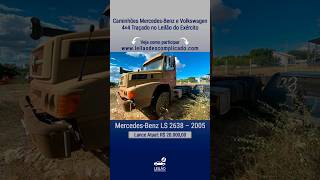 Caminhões MercedesBenz e Volkswagen 4×4 Traçado no Leilão do Exército [upl. by Alamac368]