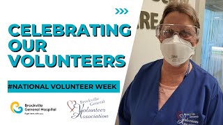 Celebrating our volunteers at Brockville General nationalvolunteerweek volunteer [upl. by Etteuqram302]