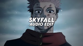 skyfall  adele slowed「 edit audio 」 [upl. by Vetter]