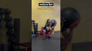 MEDBALL THRUSTERS  CORE LEGS amp ARM  CORE BRACING EXERCISE [upl. by Bugbee]