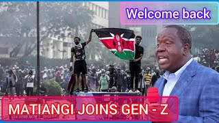 MATIANGI COMEBACK GIVES WILLIAM RUTO SLEEPLESS NIGHT GEN Z PRESIDENTIAL CANDIDATE [upl. by Idnerb]