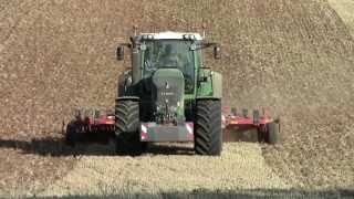 824 Vario Scr in a BIG FIELD in France  Terrano 6 FX  Minimum Tillage [upl. by Eikram]