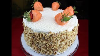 Carrot Cake with Cream Cheese Frosting [upl. by Acinorej]