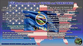 Kansas State Song HOME ON THE RANGE with music vocal and lyrics [upl. by Sonstrom855]