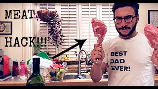 HOW TO TENDERIZE MEAT  LIFE HACK [upl. by Fallon]