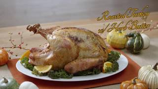 Roast Turkey with Herb Butter [upl. by Dinin]