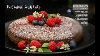 Red Velvet Carob Cake  Dessert [upl. by Arratoon8]