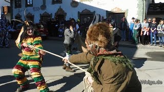 Maschkera Unsinnigen Donnerstag Wallgau 28022019 [upl. by Ehtyaf608]