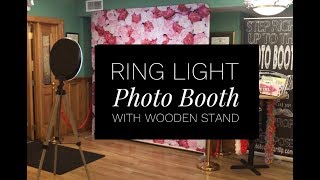 Ring Light wooden Photo Booth [upl. by Liman656]