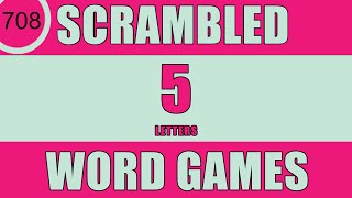 Scrambled Word Games  Can you guess all scrambled words Jumbled Words Guess the Word Games [upl. by Johnna]