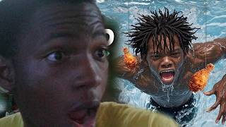 BLACK GUY almost DROWNS cause he cant SWIM  TOMMOROWS TEACHINGS Reaction [upl. by Anelliw]