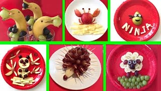 MERIENDAS FÁCILES y originales  6 Recetas con FRUTA [upl. by Atiana]