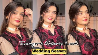 Simple Makeup Look For Teenagers  Wedding Season Ep 1 [upl. by Ilegna]