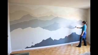 Mountain Mural Timelapse [upl. by Niahs]