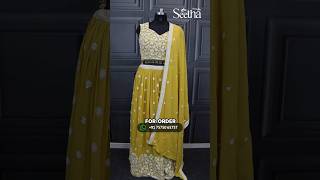 Beautiful Yellow Lehenga For Haldi lehenga lehengacholi haldilook shorts subscribe trending [upl. by Aldwon]