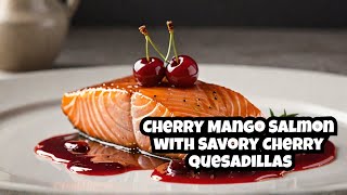 Cherry Mango Salmon with Savory Cherry Quesadillas [upl. by Tsnre]