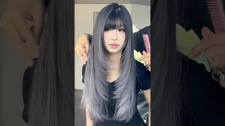 Beautiful hair style and colorhairstyle haircut 👩🏻‍🦰👩🏻‍🦰 [upl. by Luben]