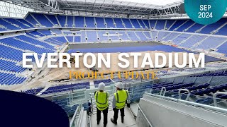 Pitch work progress at EVERTON STADIUM 🏟️ [upl. by Cymbre53]