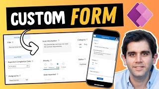 Customize Power Apps Forms using Modern Controls  Build Responsive Forms [upl. by Bortman]