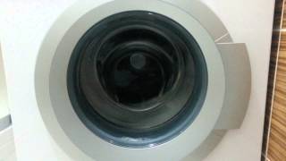 Bosch WAQ 20460tr Washing Machine First Rinse and [upl. by Ikiv]