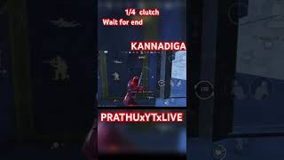 Fast land easy 1vs4 clutch 1vs4 virlshort pubg mobilegame prathuytlive [upl. by Ahsatin]