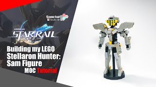 LEGO Honkai Star Rail Stellaron Hunter Sam Figure MOC Tutorial  Somchai Ud [upl. by Esinahs]