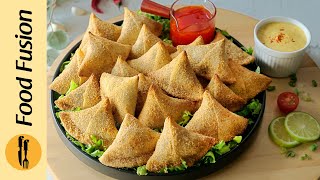 Bread Samosa in Air Fryer  Recipe By Food Fusion  Iftar Ideas 2022 [upl. by Lishe19]