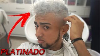 Tutorial Como platinar o cabelo em casa  Cabelo Cinza [upl. by Aihsikal]