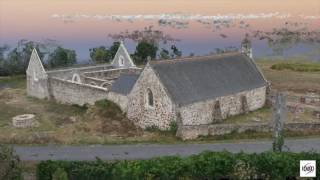 Chapelle modélisée 3D en vue aérienne par drone [upl. by Nickolai173]