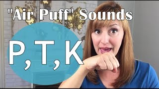 How to Pronounce the P T and K Sounds in American English [upl. by Rockie]