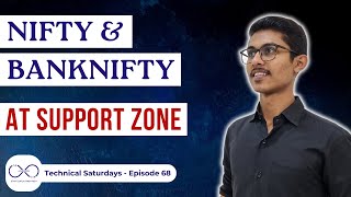 NIFTY and BANKNIFTY at Support Zone   Technical Saturdays  Episode 68 [upl. by Lalla]