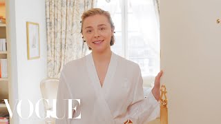 Chloë Grace Moretz Gets Ready for the Louis Vuitton Show in Paris  Vogue [upl. by Anahs]