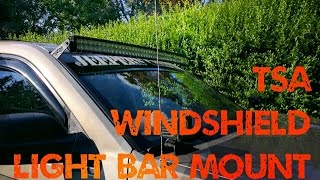 The Steel Armadillo Jeep WK Windshield Light Bar Mount [upl. by Lledyr]